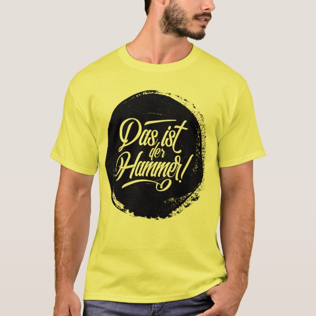 Camiseta Das Ist Der Hammer! Alemanha alemã Slang (Frente)