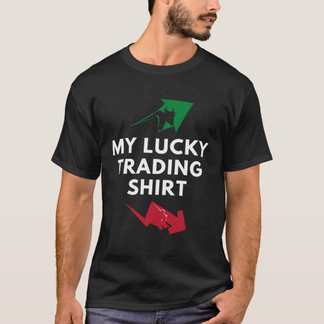Camiseta Das ist mein Glücklicher Trader   Day Trader s (Frente)