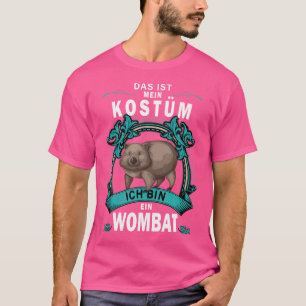 Camiseta Das Ist Mein Ich Caixa Na Verdade Ein Wombat