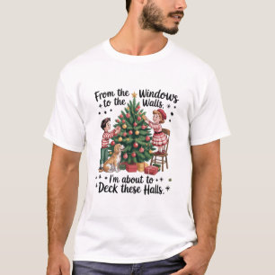 Camiseta Das Janelas às Paredes Estou Prestes a Decorar