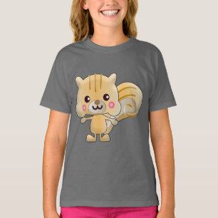 Camiseta das Meninas de Cartoon Pokémon