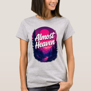 Camiseta das Meninas do Céu Oeste da Virgínia