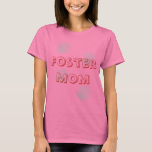 Camiseta Das mulheres adoptivas da mamã do logotipo de