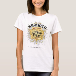 Camiseta Das mulheres altas do evento do autor da milha o