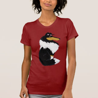 Camiseta Das mulheres ásperas dos desenhos animados do