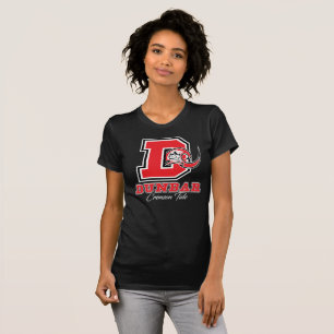 Camiseta Das mulheres carmesins da maré de Dunbar o t-shir