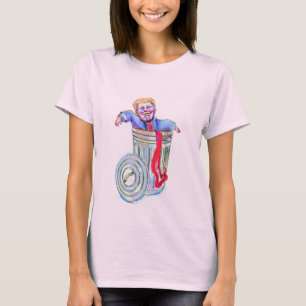 Camiseta das mulheres despejada