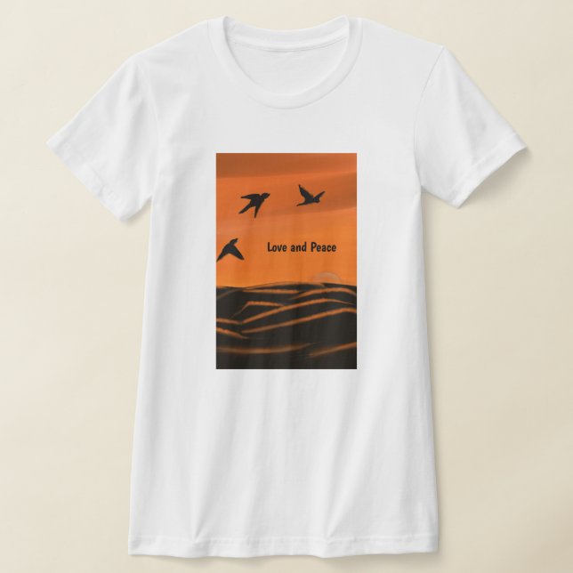 Camiseta das Mulheres do Amor e da Paz (Postura )