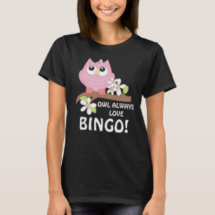 Camiseta das mulheres do Bingo Owl