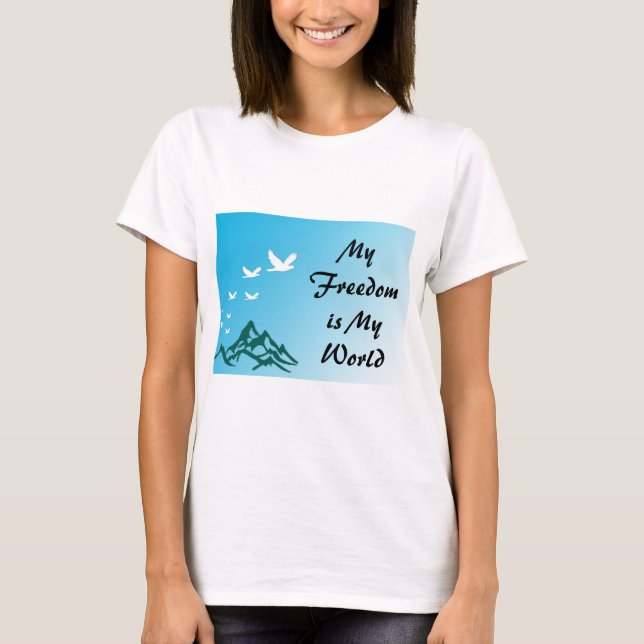 Camiseta das mulheres livres (Frente)