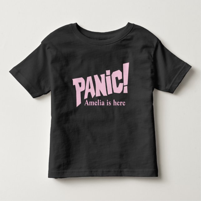 Camiseta das raparigas chamada Panic (Frente)