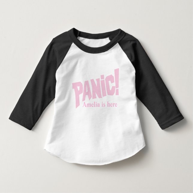 Camiseta das raparigas chamada Panic (Frente)
