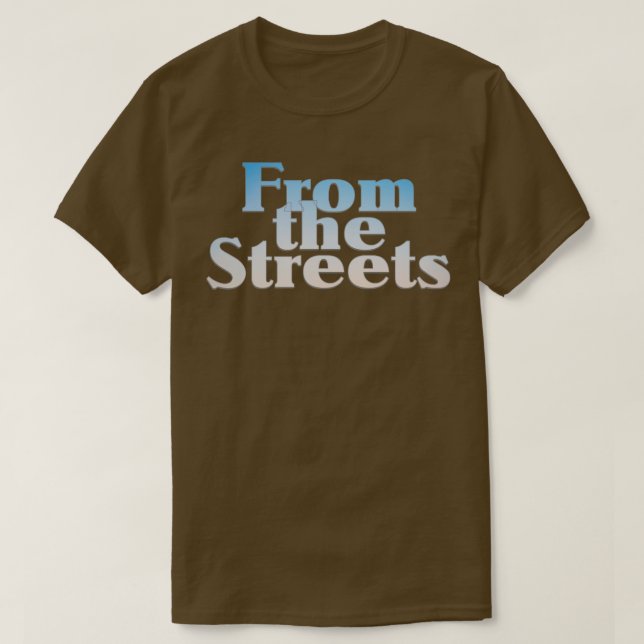 Camiseta Das Ruas (Frente do Design)