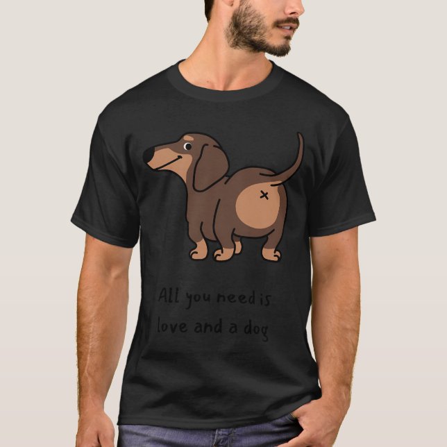 Camiseta Daschund (Frente)