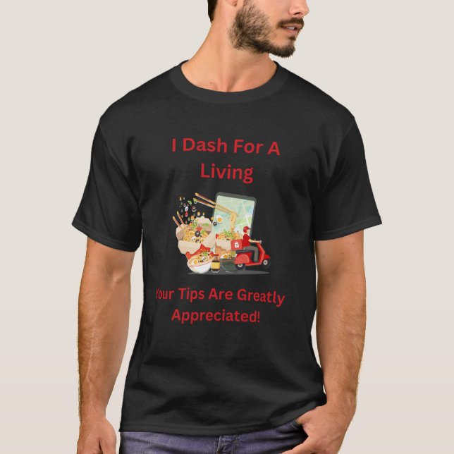 Camiseta Dash para viver, Dicas são apreciadas (Frente)