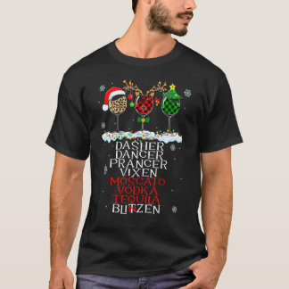 Camiseta Dasher Dancer Prancer Dançarina Dasher do Álcool D