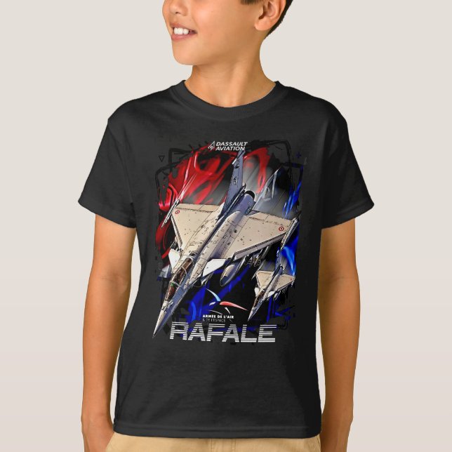 Camiseta Dassault Rafale Avion de Chasse Armée de l'air Fr (Frente)