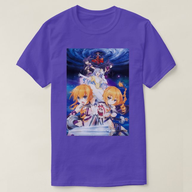 Camiseta Data A Anime Ao Vivo (Frente do Design)