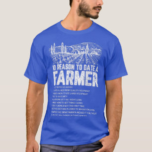 Camiseta Data A Farmer Funny Farming Fazenda Trator Animais