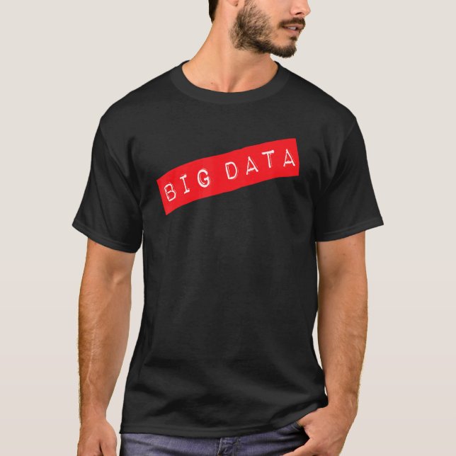 Camiseta Data Analyst Big Labels Scientist Machine Learning (Frente)