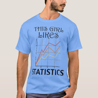 Camiseta Data Analyst Girl Gosta de Planilha de Estatística