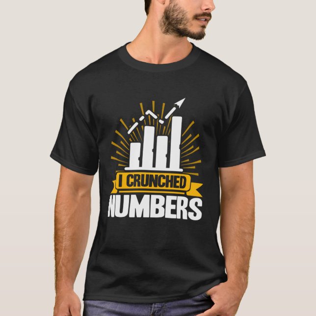 Camiseta Data Analyst I Crunch Numbers Data Scientist (Frente)