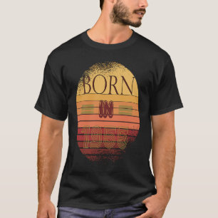 Camiseta Data De Recolha Do Pôr Do Sol De 1955 Nascimento