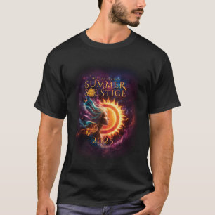 Camiseta Data do Festival de Solstício de Verão em Greensbo