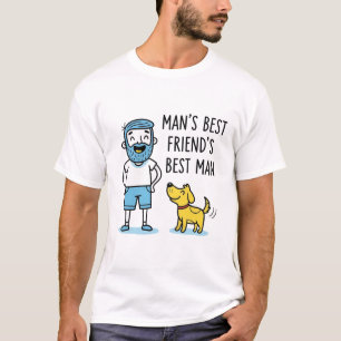 Camiseta Data do Pai do Melhor Amigo do Homem