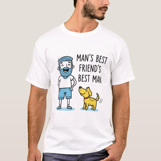 Camiseta Data do Pai do Melhor Amigo do Homem (Frente)