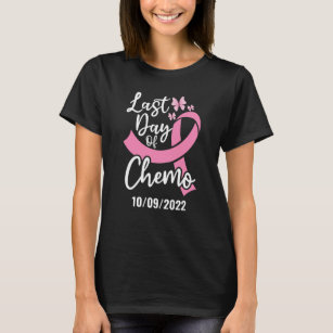 Camiseta Data Personalizada do Último Dia do Cancer de Quim