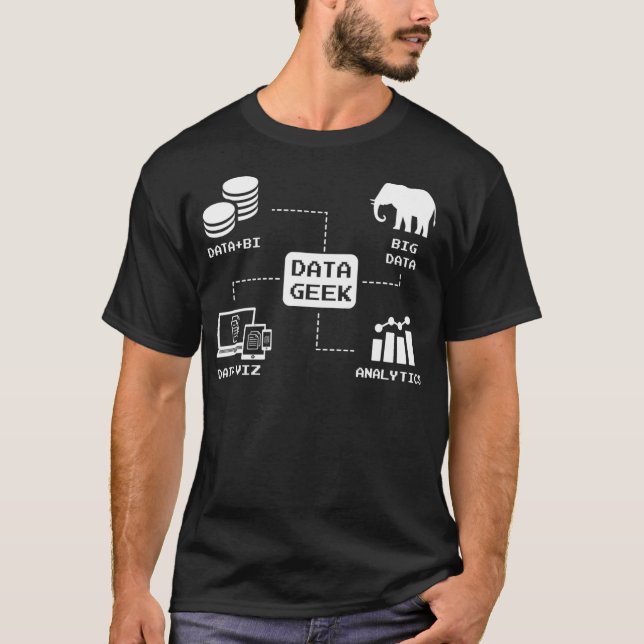 Camiseta Data Science Engineer - Statistics Modelling Data  (Frente)