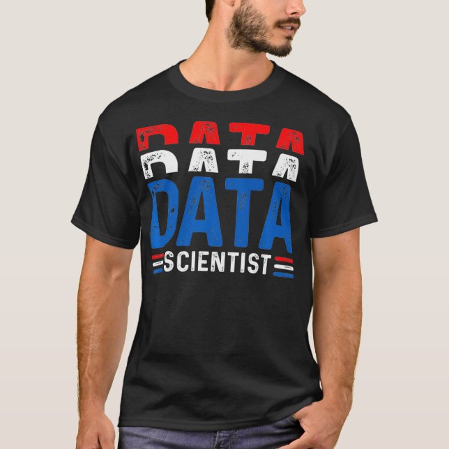 Camiseta Data Scientist Instruindo Data Science Mining Ana (Frente)