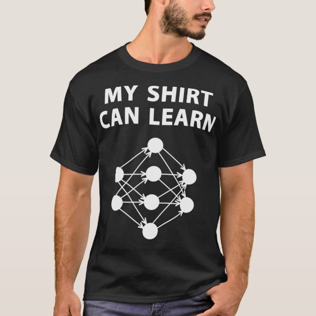 Camiseta Data Scientist Machine Learning Neural Network  (Frente)