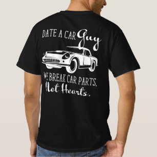 Camiseta Data Uma Cara De Carro Que Quebramos Peças De Car