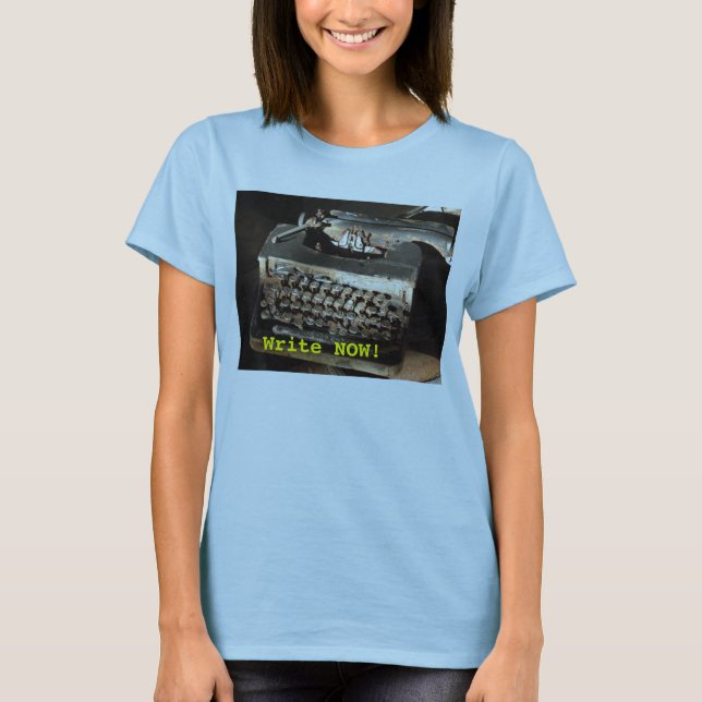 Camiseta datilografe o escritor (Frente)