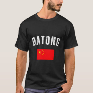 Camiseta Datong China Flag Viagem Souvenir Main Land