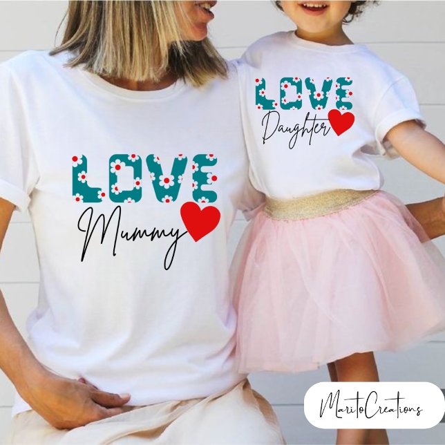 Camiseta Daughter T-shirt to celebrate Mother's Day (Criador carregado)