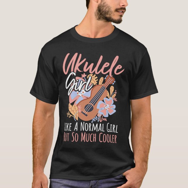 Camiseta Daughter Ukulele Player I Girl Ukulele I Woman Uku (Frente)