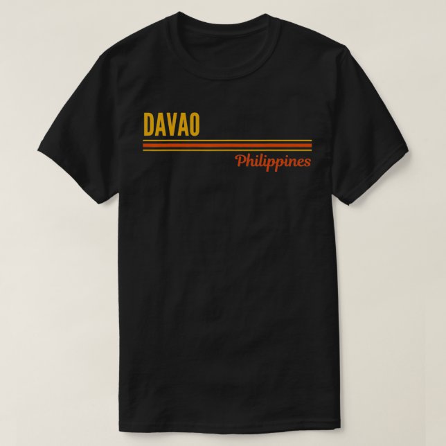 Camiseta Davao Filipinas (Frente do Design)