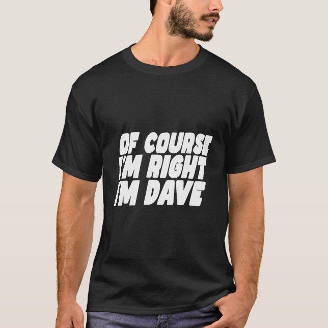 Camiseta Dave David (Frente)