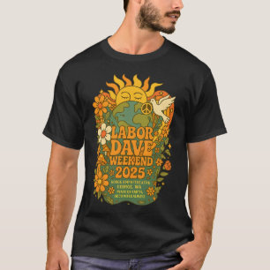 Camiseta Dave Matthews turnê 2025 Labor Dave Fim de Semana 