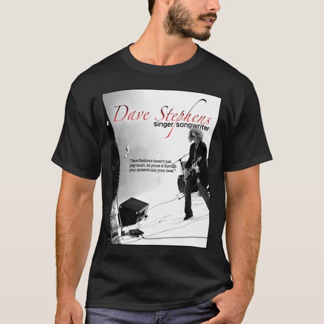 Camiseta Dave Stephens - cantor/compositor (Frente)