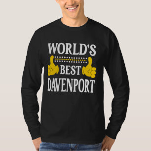 Camiseta Davenport Surname Family Best Da do Mundo