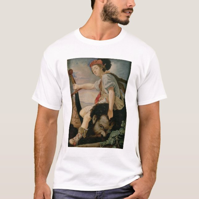 Camiseta David com a cabeça de Goliath (Frente)