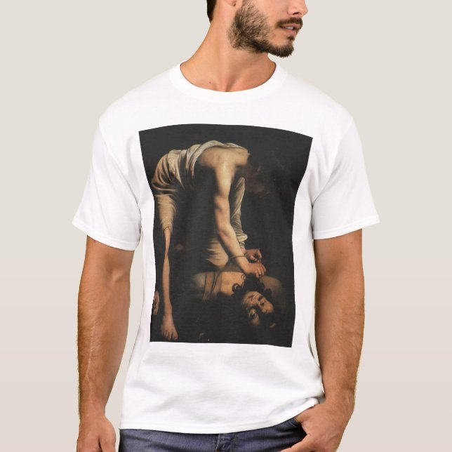 Camiseta David com cabeça de Goliath (Frente)