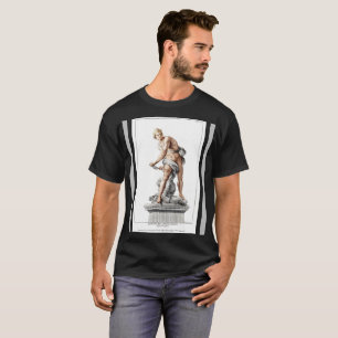Camiseta David de Bernini numa gravação de Nicolas Dorigny