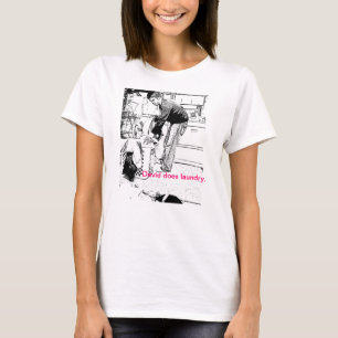 Camiseta David faz a lavanderia