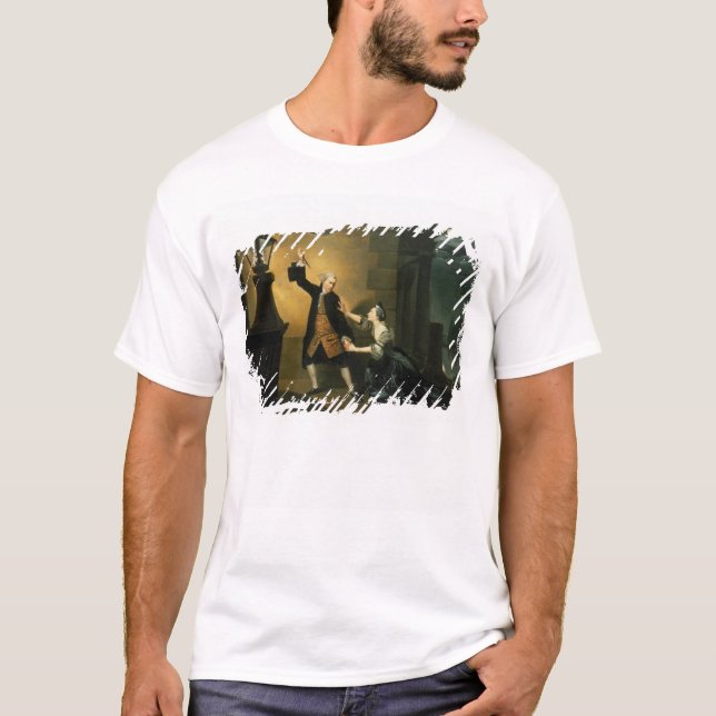 Camiseta David Garrick como Jaffier e Susannah Maria (Frente)