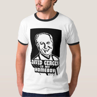 Camiseta David Gergen é meu ficar em casa Alt. Homens